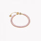 Bracciale con zirconi a forma rettangolare colore: rosa