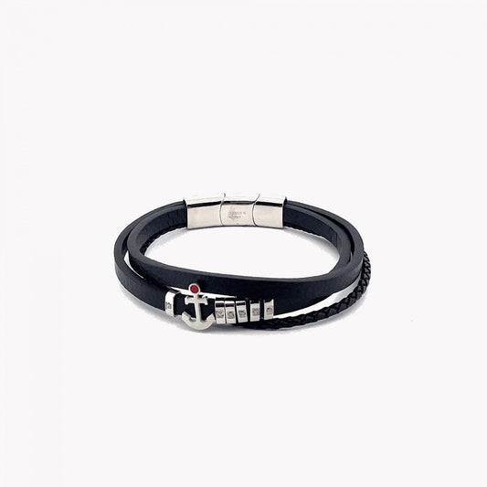 Bracciale ancora colore: nero