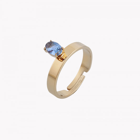 Anello regolabile colore: blu