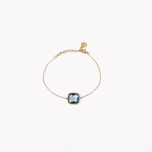 Bracciale con pietra blu