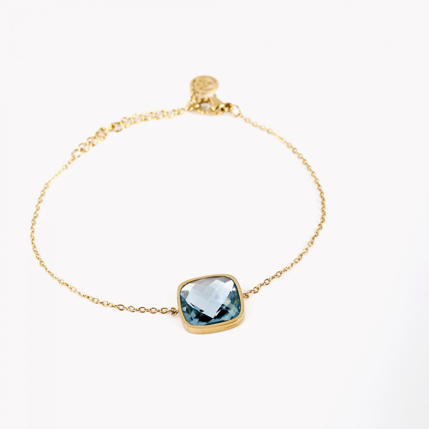 Bracciale con pietra blu