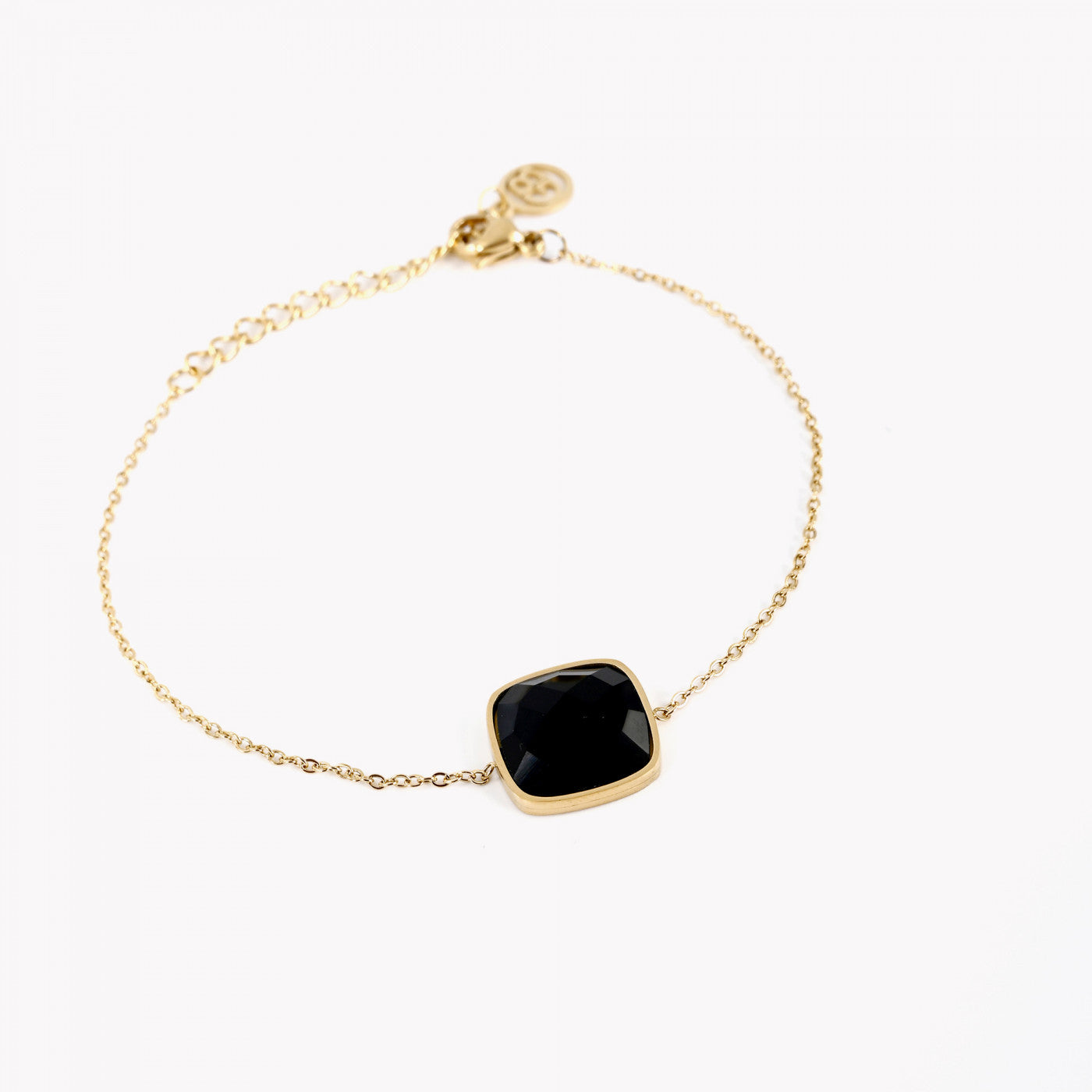 Bracciale con pietra nera