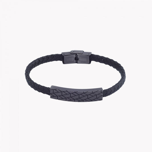 Bracciale zig zag colore: nero